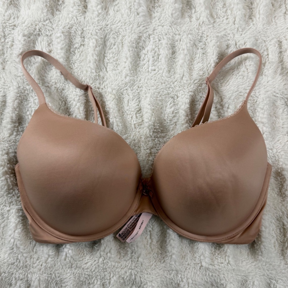 Victoria's Secret Body By Victoria Perfect Shape Bra Tan Nude 36DD 163907-SER
